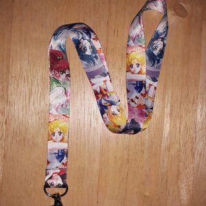 Japanese Anime Sailor Moon MultiColor Lanyard